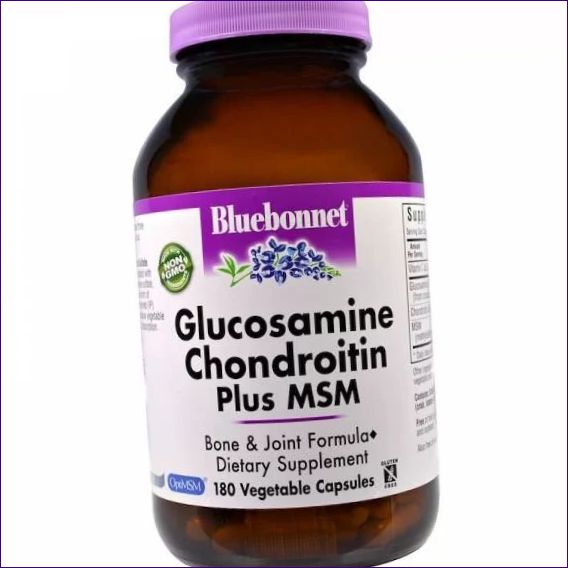 Bluebonnet Nutrition Glucosamine Chondroitin Plus MSM