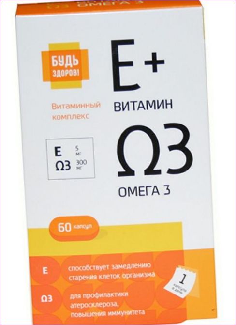 Здравето на Bud Zdorov Омега-3 + Витамин Е
