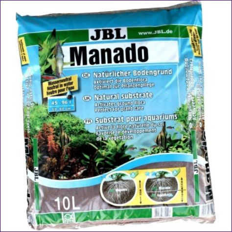 JBL Manado Основи от хранителни вещества за подобряване на качеството на водата и насърчаване на растежа на растенията