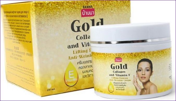 Крем Banna Gold с колаген и витамин Е