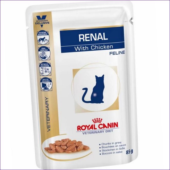 Royal Canin Renal парченца в сос за котки с бъбречно заболяване от риба тон