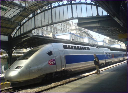 2-ро място: TGV POS, Франция, 574,9 км/ч