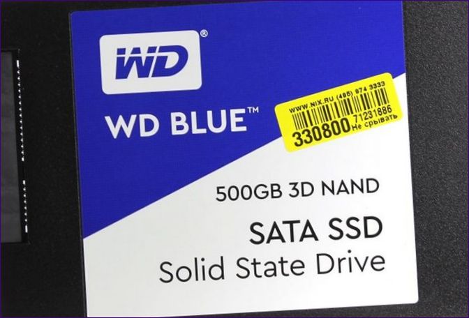 Western Digital WD Blue SATA 500 GB WDS500G2B0A