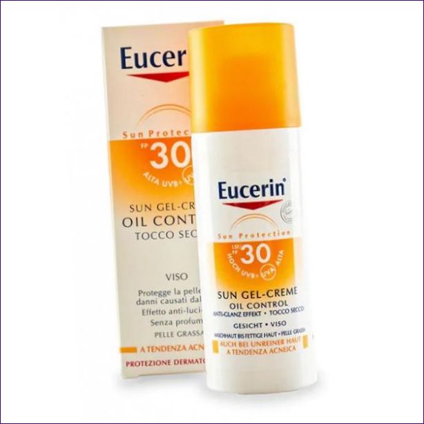 Eucerin Слънцезащитен гел-крем Oil Control SPF30