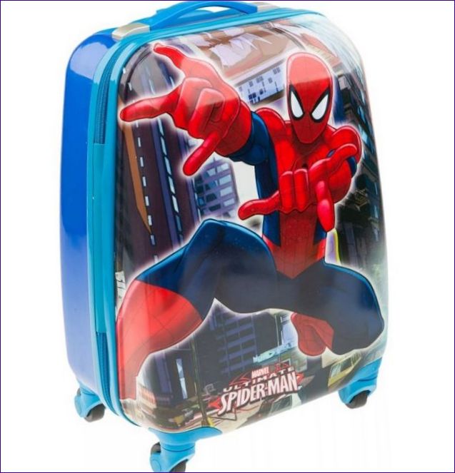 Детски куфар Tevin Spider-Man на колелца