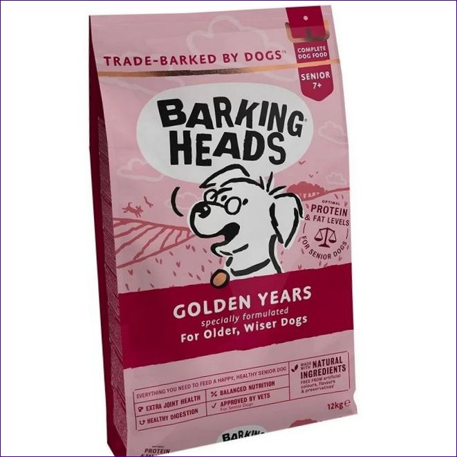 Храна за кучета Barking Heads за кучета над 7 години, с пилешко и ориз GOLDEN YEARS