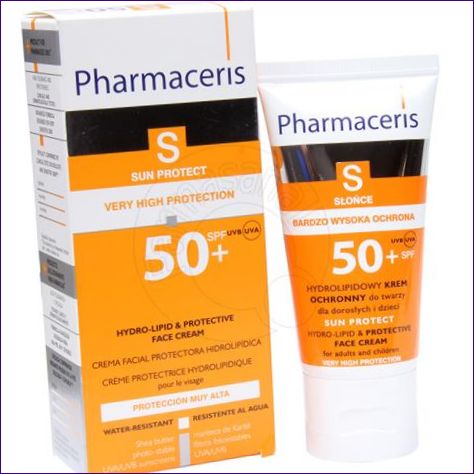Pharmaceris S Sun Protect Интензивен защитен крем за лице SPF 50+