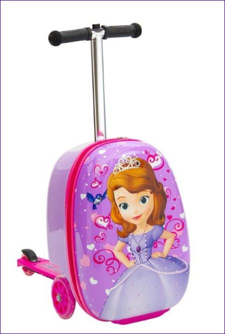 Детски куфар на колелца ZINC Princess Sofia удароустойчива пластмаса с колелца