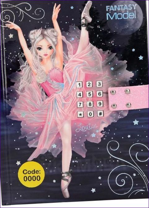 Дневник с код и музика Depesche TOPModel Fantasy Ballerina